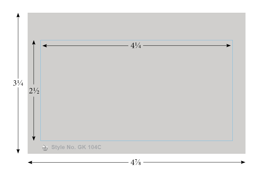 G&K 1000 #104 Blank Colors