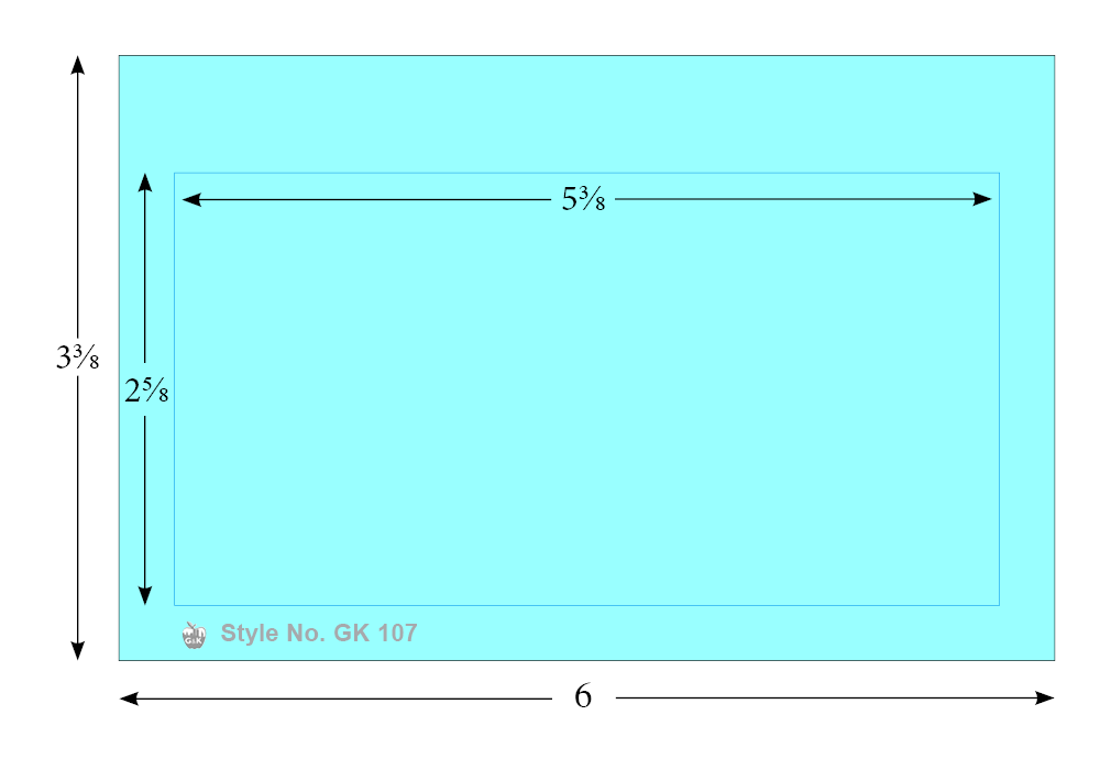 G&K 1000 #107 Blank Colors