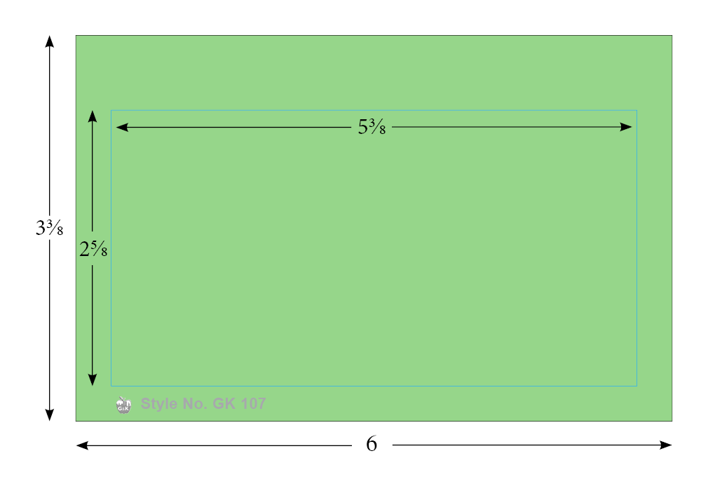 G&K 1000 #107 Blank Colors