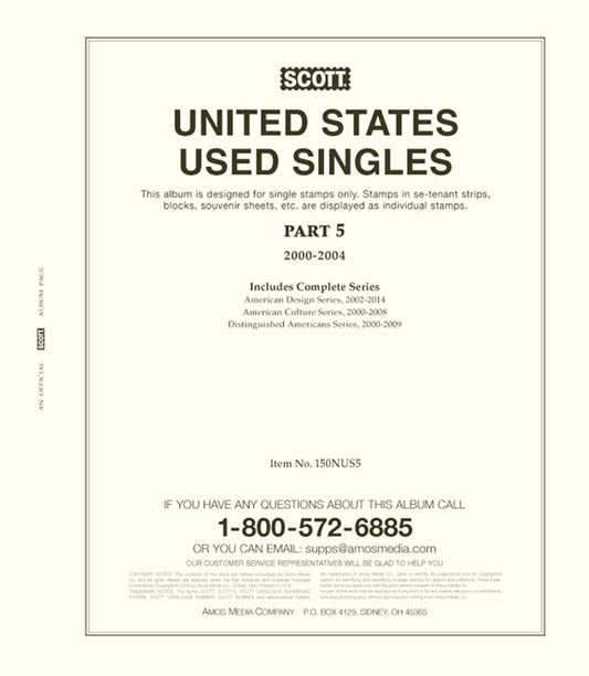 Scott US National Used Singles Pt 5 2000-2004